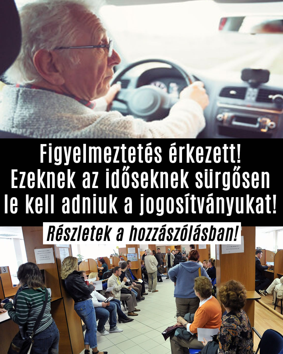 Ezeknek az időseknek sürgősen le kell adniuk a jogosítványukat!