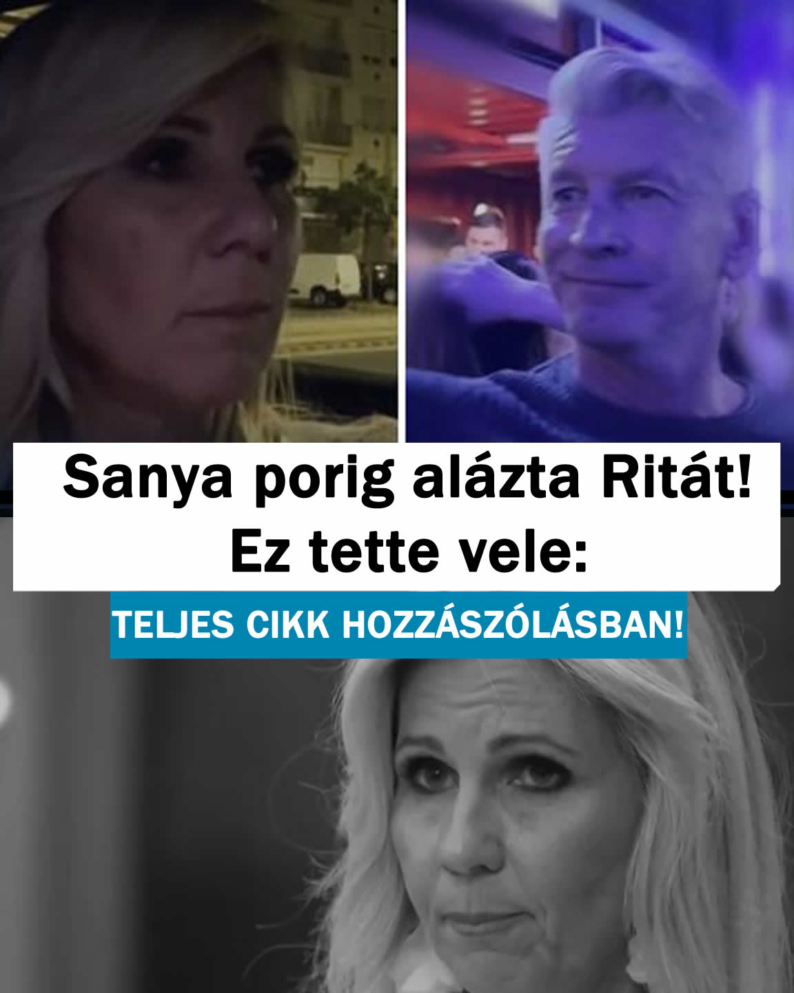 Sanya porig alázta Ritát! Ez tette vele: