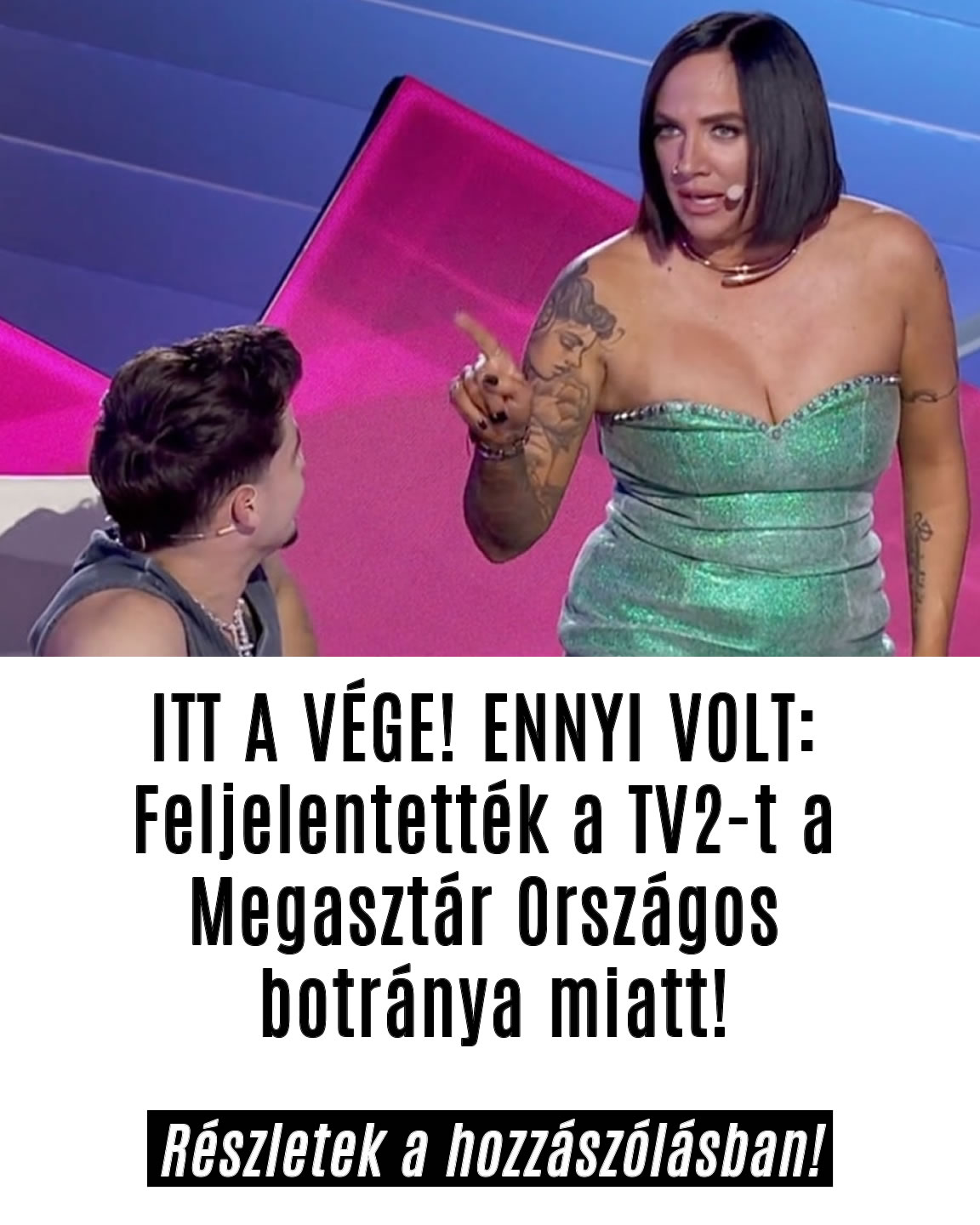 Feljelentették a TV2-t a Megasztár botrány miatt!