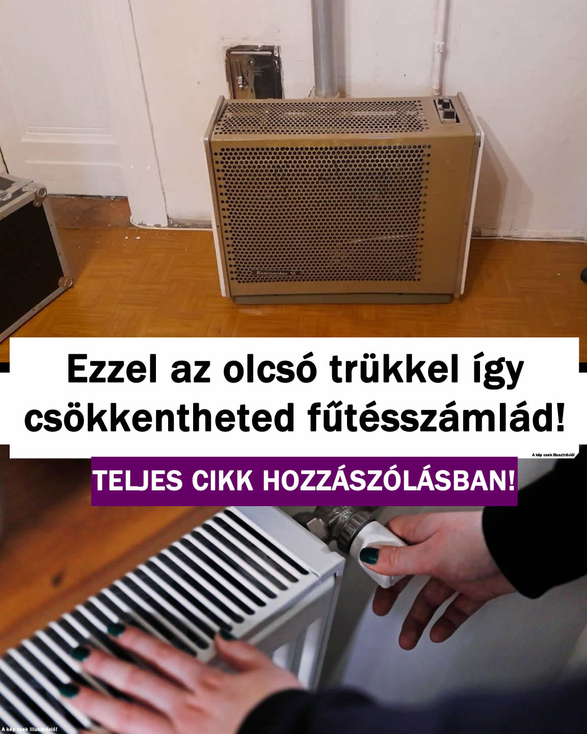 Így csökkentheted a fűtésszámlád!