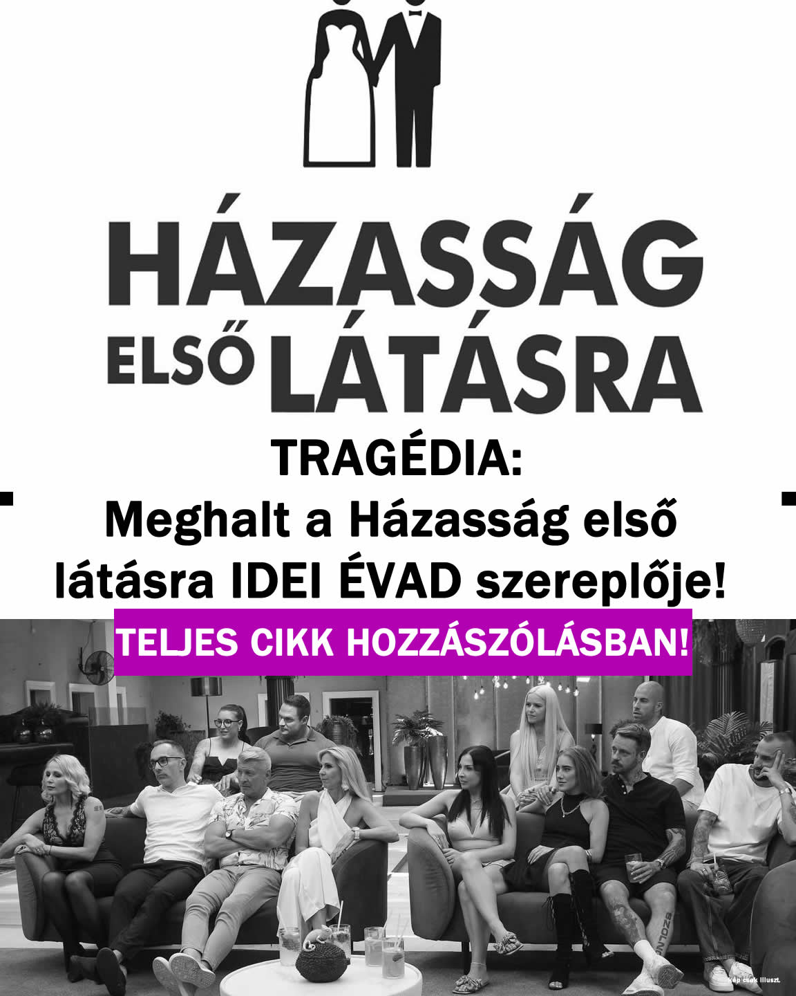 Meghalt a Házasság első látásra szereplője!