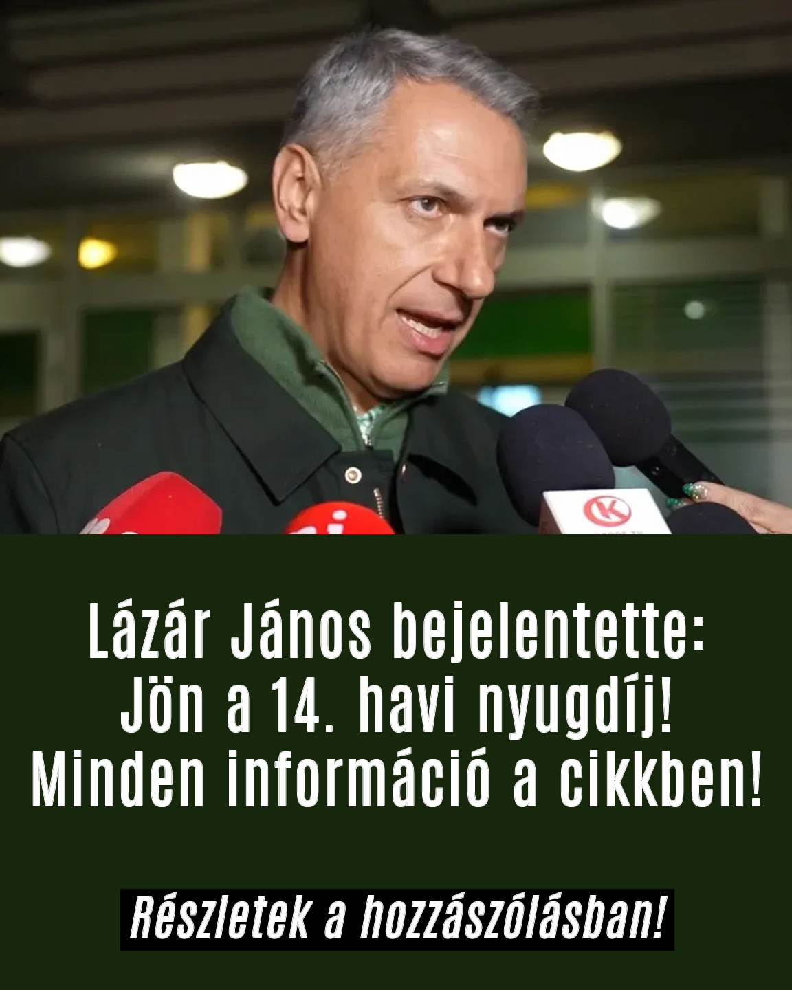 Jön a 14. havi nyugdíj!