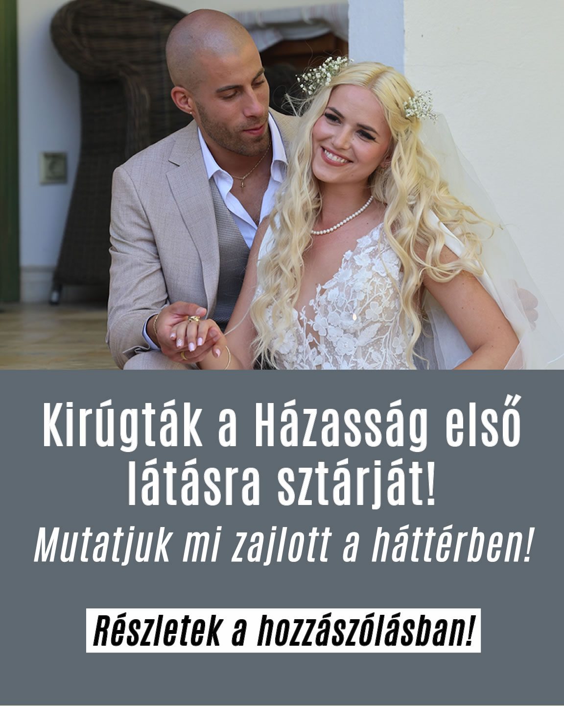 Kirúgták a Házasság első látásra sztárját!