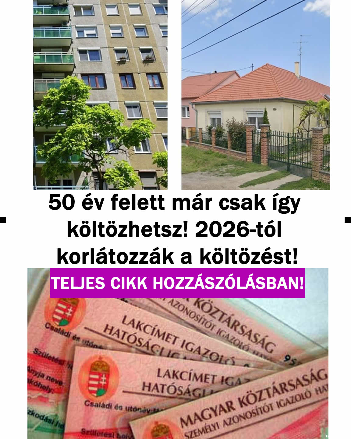 50 év felett már csak így költözhetsz!