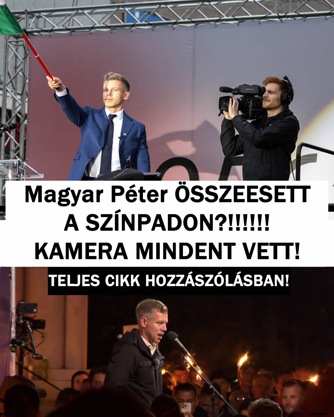 Magyar Péter-t megmérgezték beszéde előtt?!