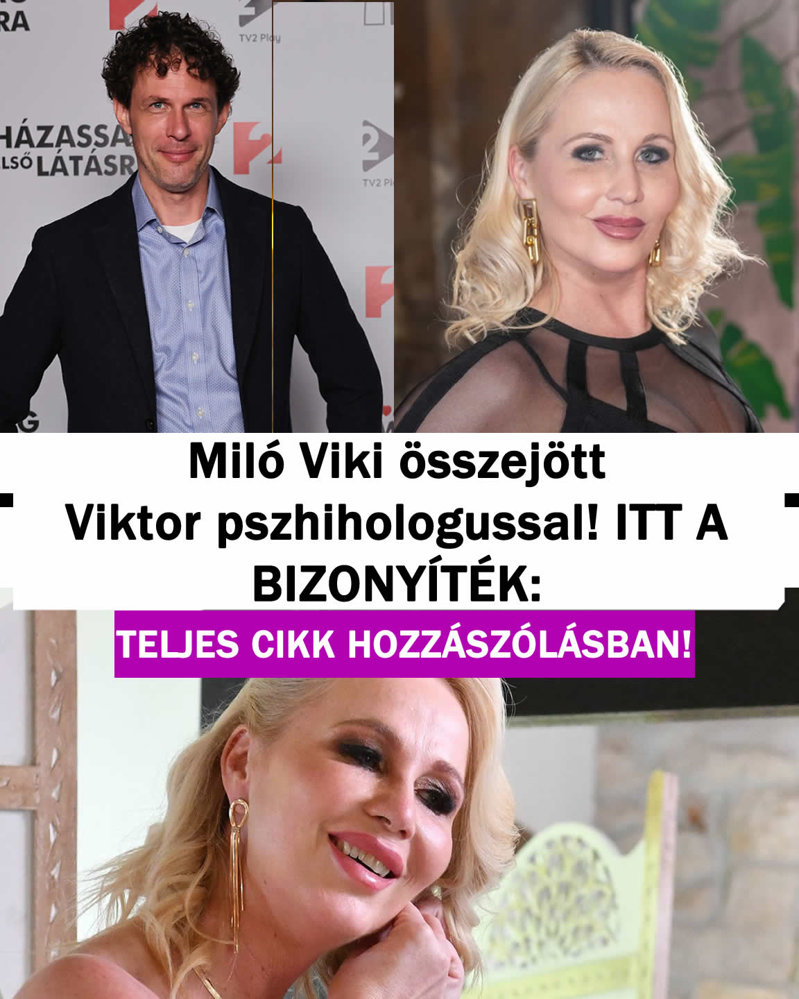 Miló Viki összejött Viktor pszhihologussal!