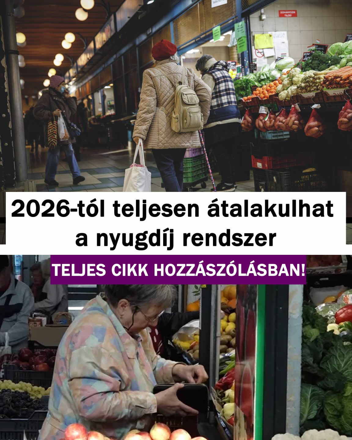 2026-tól teljesen átalakulhat a nyugdíj rendszer