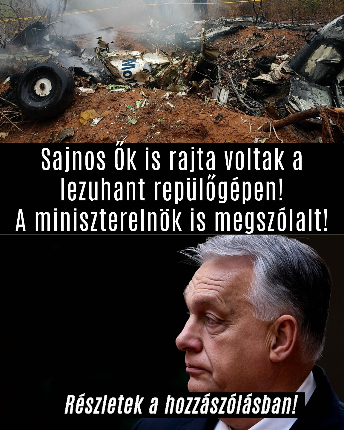 Sajnos Ők is rajta voltak a lezuhant repülőgépen!