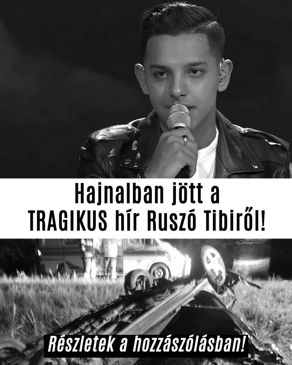 Most jött a TRAGIKUS hír Ruszó Tibiről!