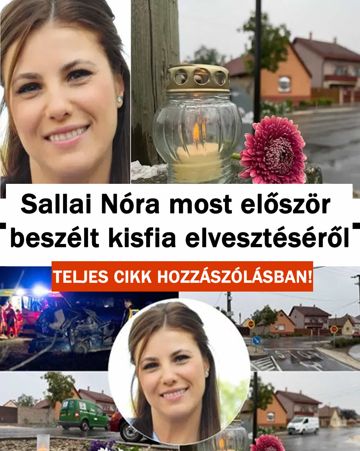 Sallai Nóra most először beszélt kisfia elvesztéséről