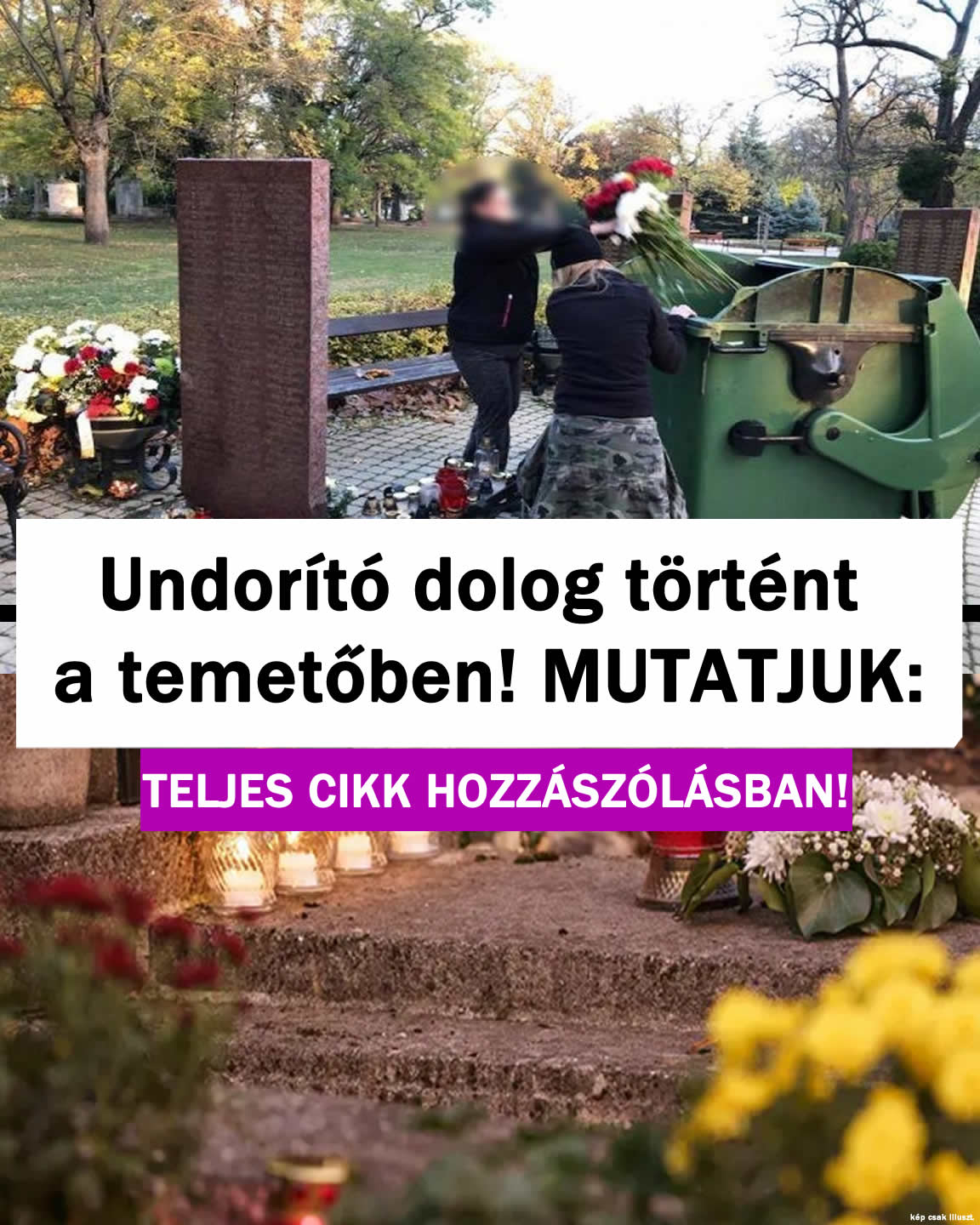 Un/orító dolog történt a temetőben!