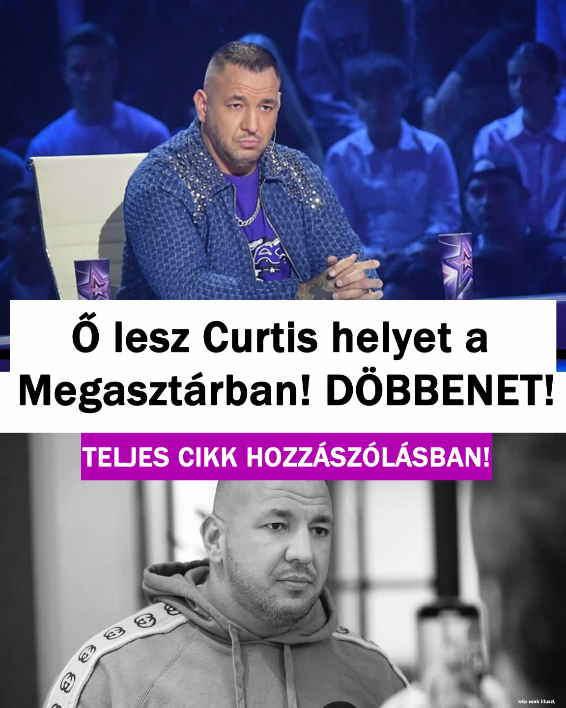 Ő lesz Curtis helyet a Megasztárban!