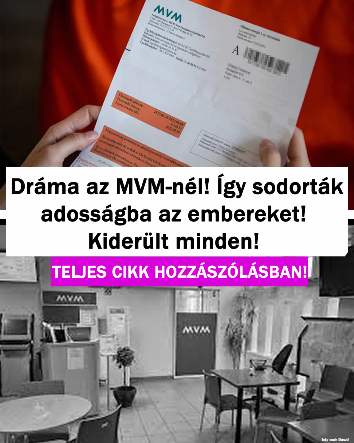 Dráma MVM-nél! Adósságba teszik az embereket!