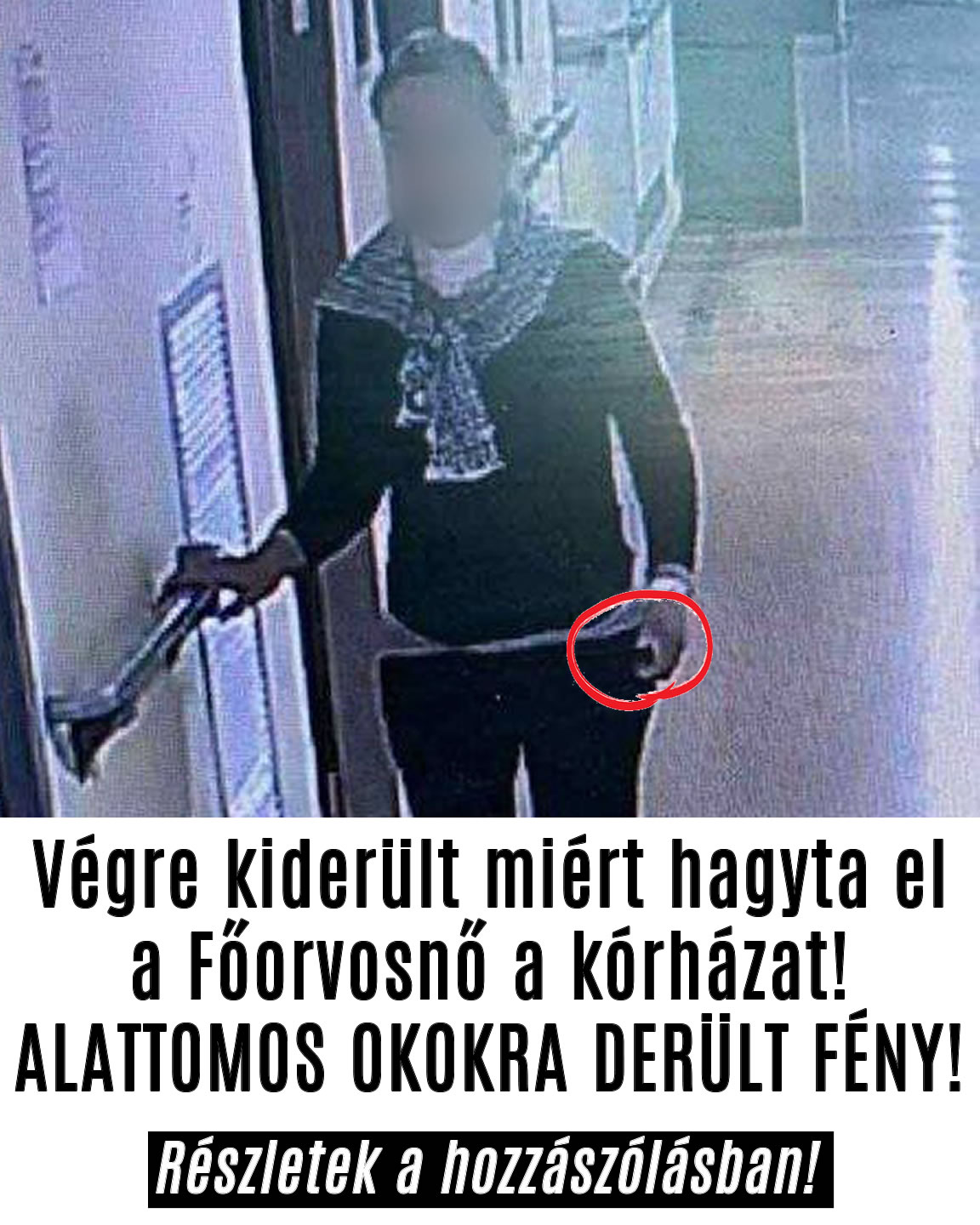 Kiderült a Főorvosnő miért távozott!