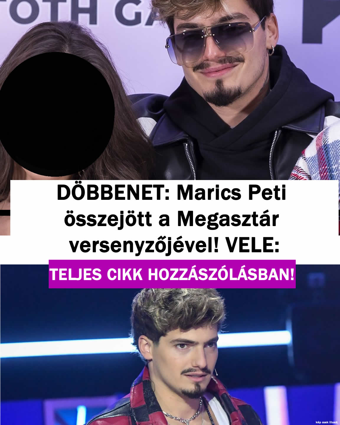 Marics Peti összejött a Megasztár versenyzőjével!