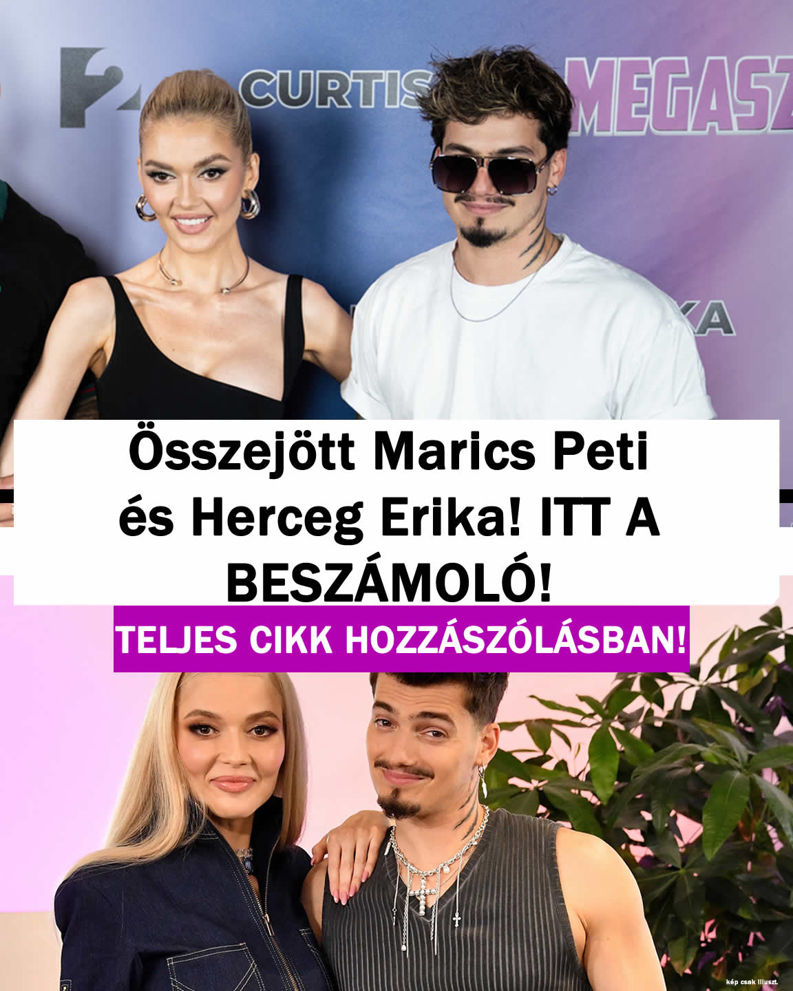 Összejött Marics Peti és Herceg Erika! Ez történt: