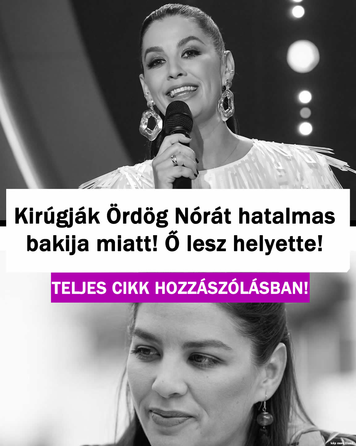 Kirúgják Ördög Nórát bakija miatt! Ő lesz helyette!