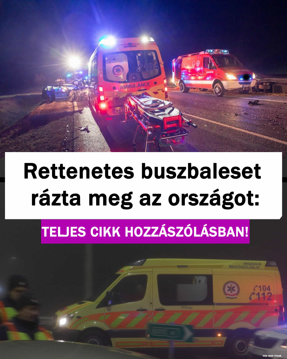 Rettenetes buszbaleset rázta meg az országot: