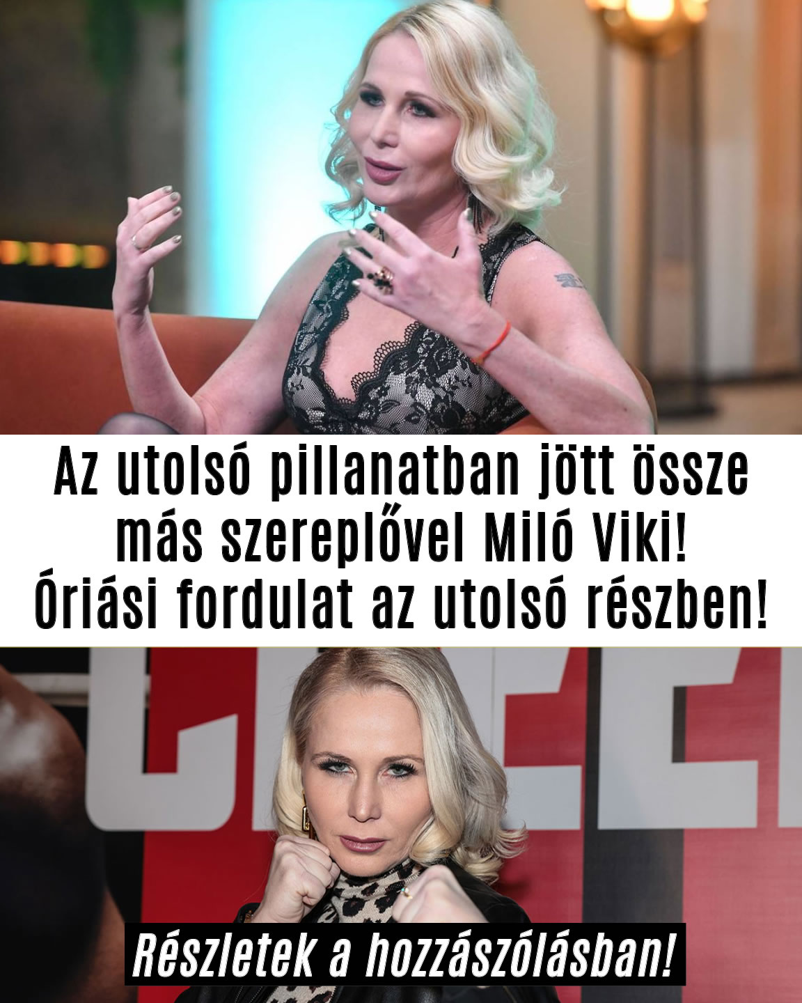 Végül vele jött össze Miló Viki!