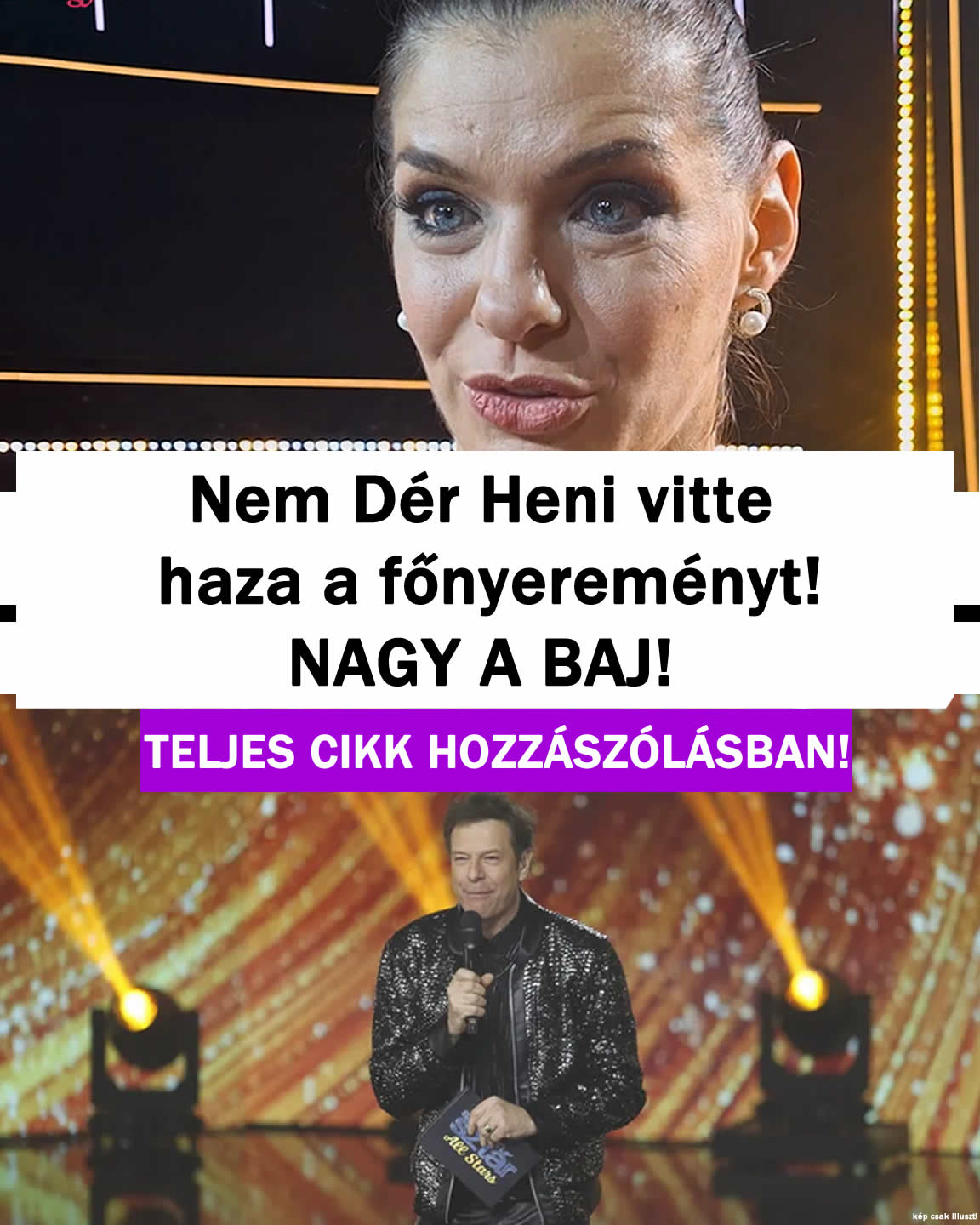 Nem DérHeni vitte haza a nyereményt! Hanem Ő