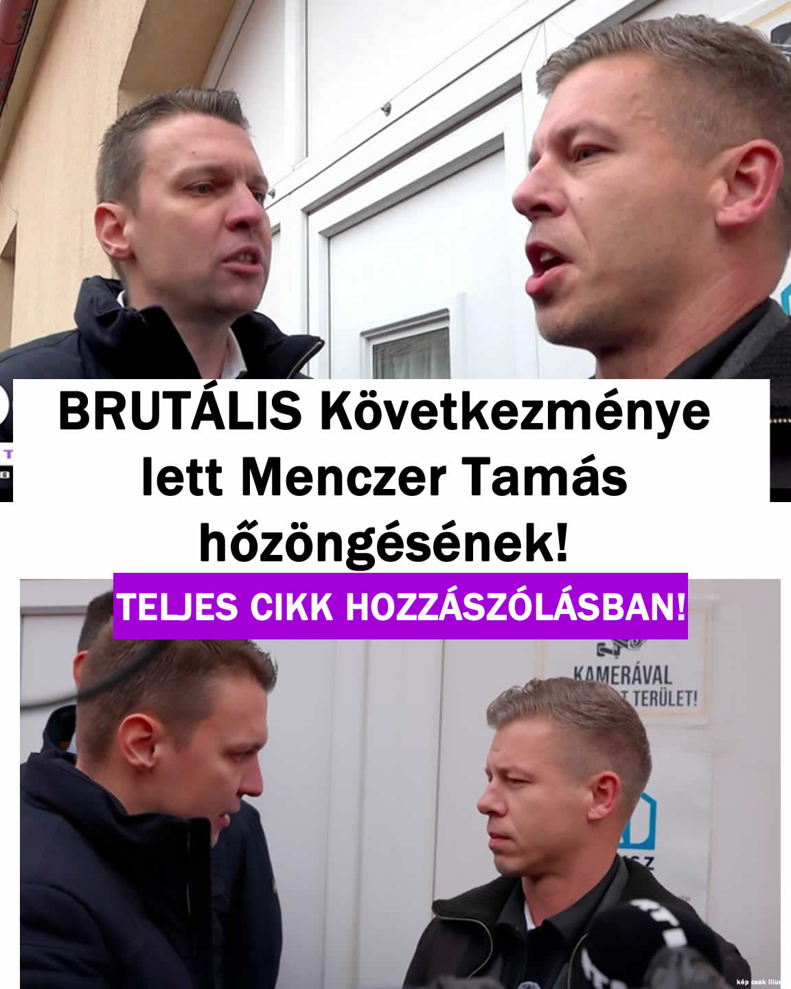 Következménye lett Menczer hőzöngésének!