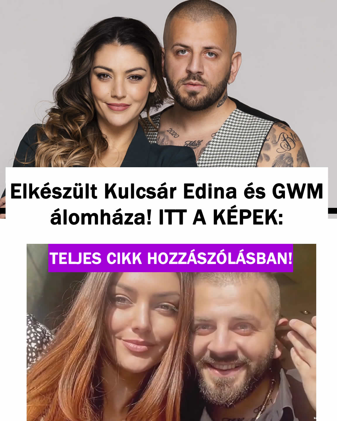 Elkészült Kulcsár Edina álom HÁZA ITT A KÉPEK!
