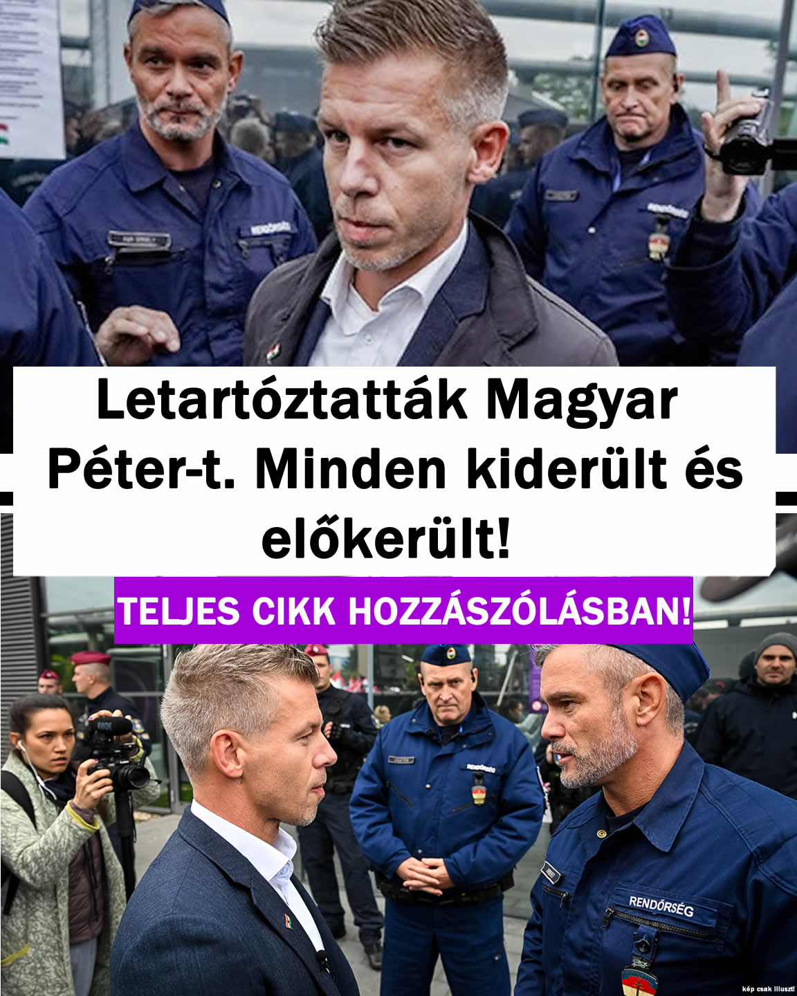 Letartóztatták Magyar Péter-t?? EZ TÖRTÉNT: