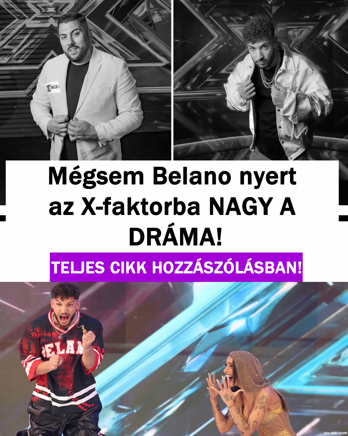 Mégsem Belano nyert az X-faktorba