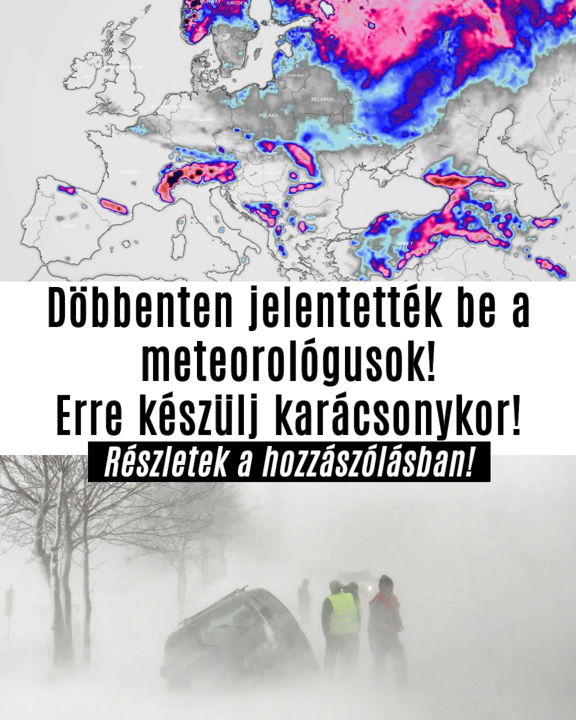 Nem várt fordulat az időjárásban!