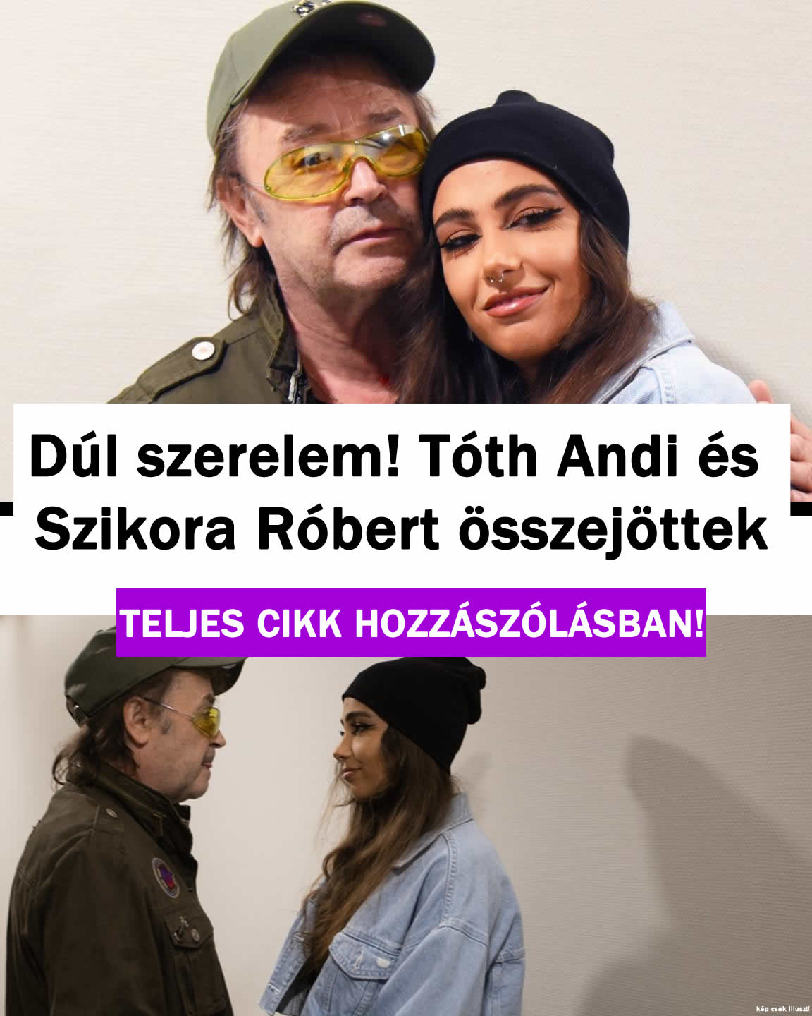 Dúl a szerelem! T.Andi és Szikora Robi összejöttek