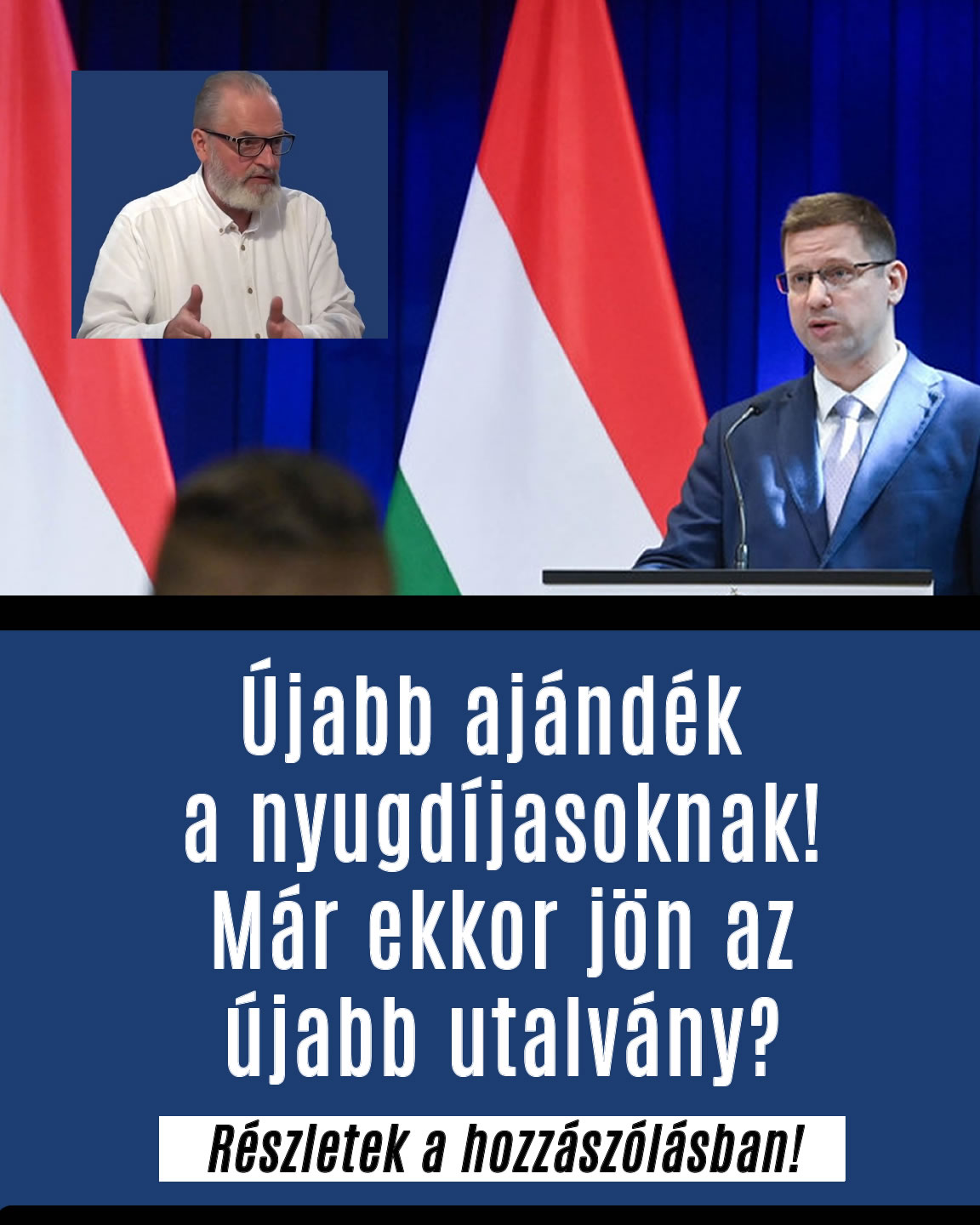 Újabb ajándék a nyugdíjasoknak!