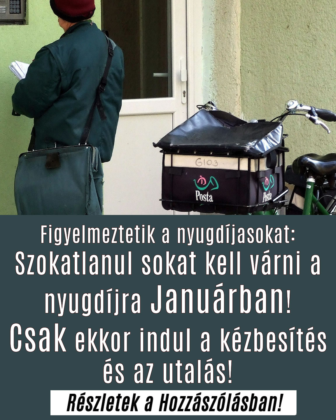 Januárban csak ekkor indul a kézbesítés!
