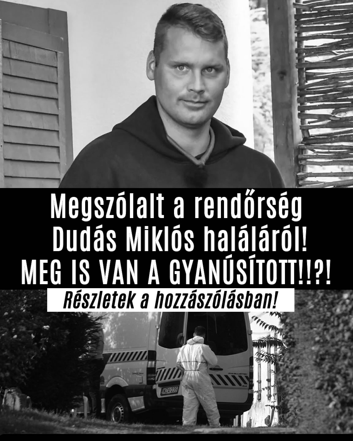 Megszólalt a rendőrség Dudás Miklós haláláról