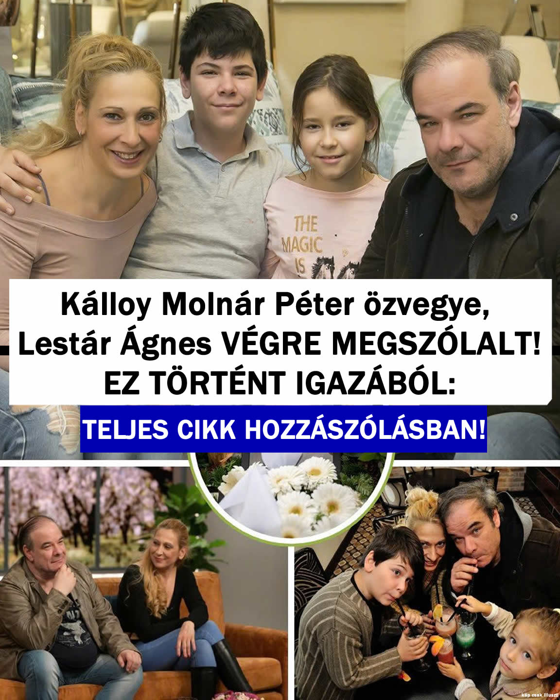 K.Molnár Péter özvegye Ágnes végre megszólalt!
