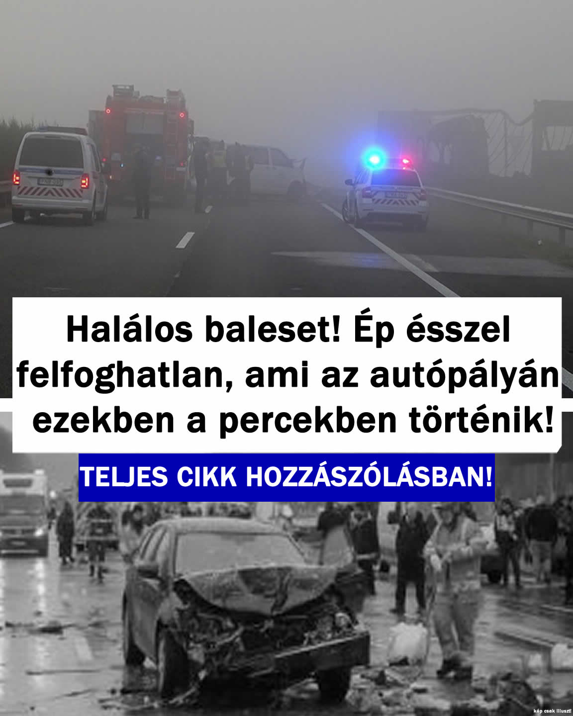 Ha/álos baleset! Felfoghatatlan, ami történt!