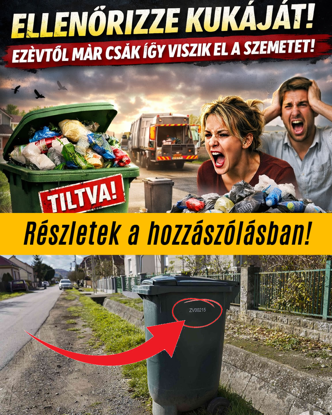 Ezévtől már csak így viszik el a szemetet!