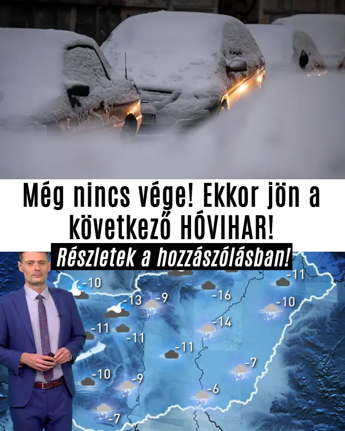 Ekkor jön a következő HÓVIHAR!