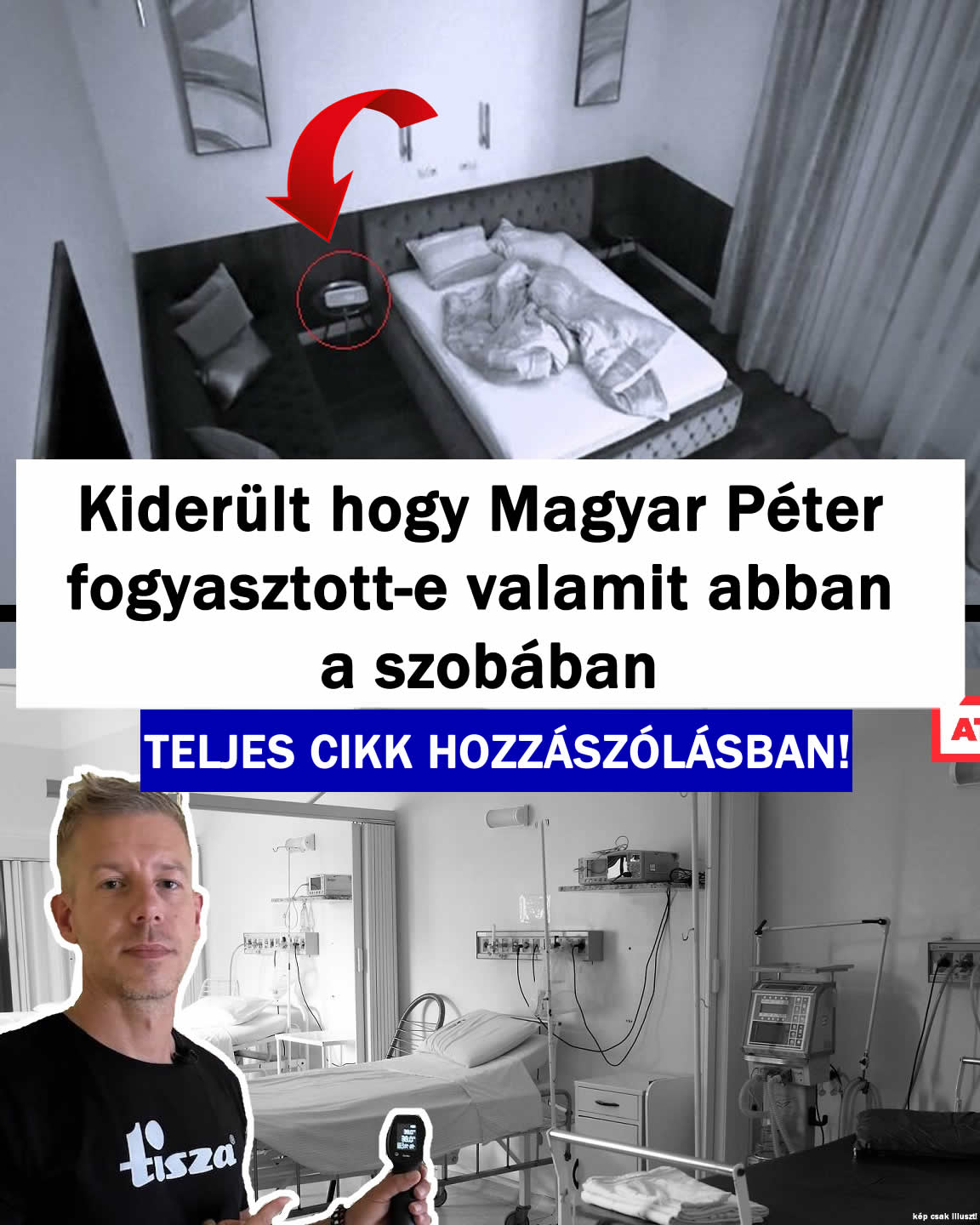 Kiderült hogy Magyar Péter fogyasztott-e valamit