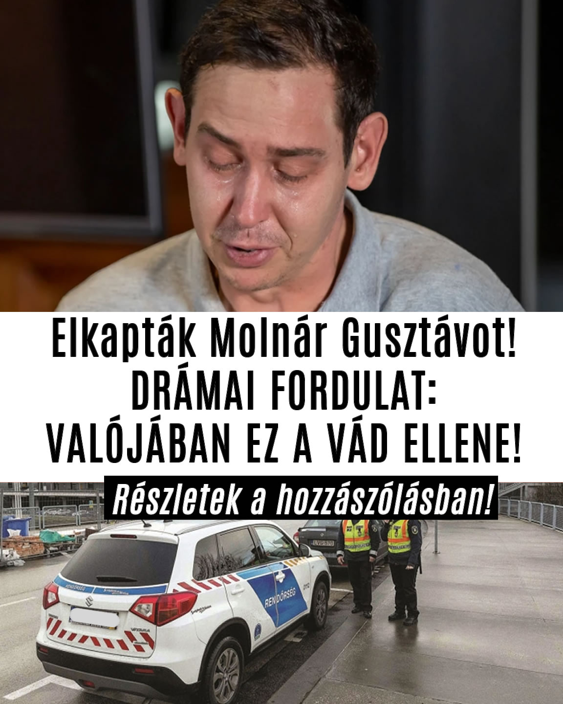 Elkapták Molnár Gusztávot!