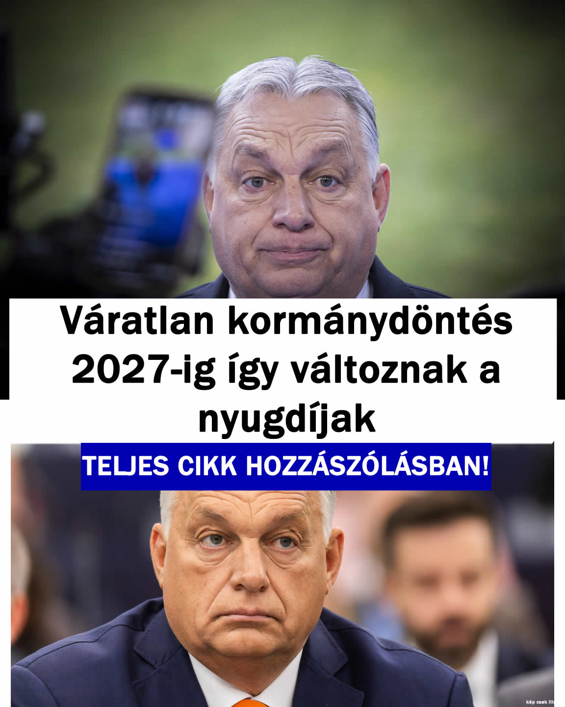 Váratlan kormánydöntés! 2027-ig így változnak a nyugdíjak