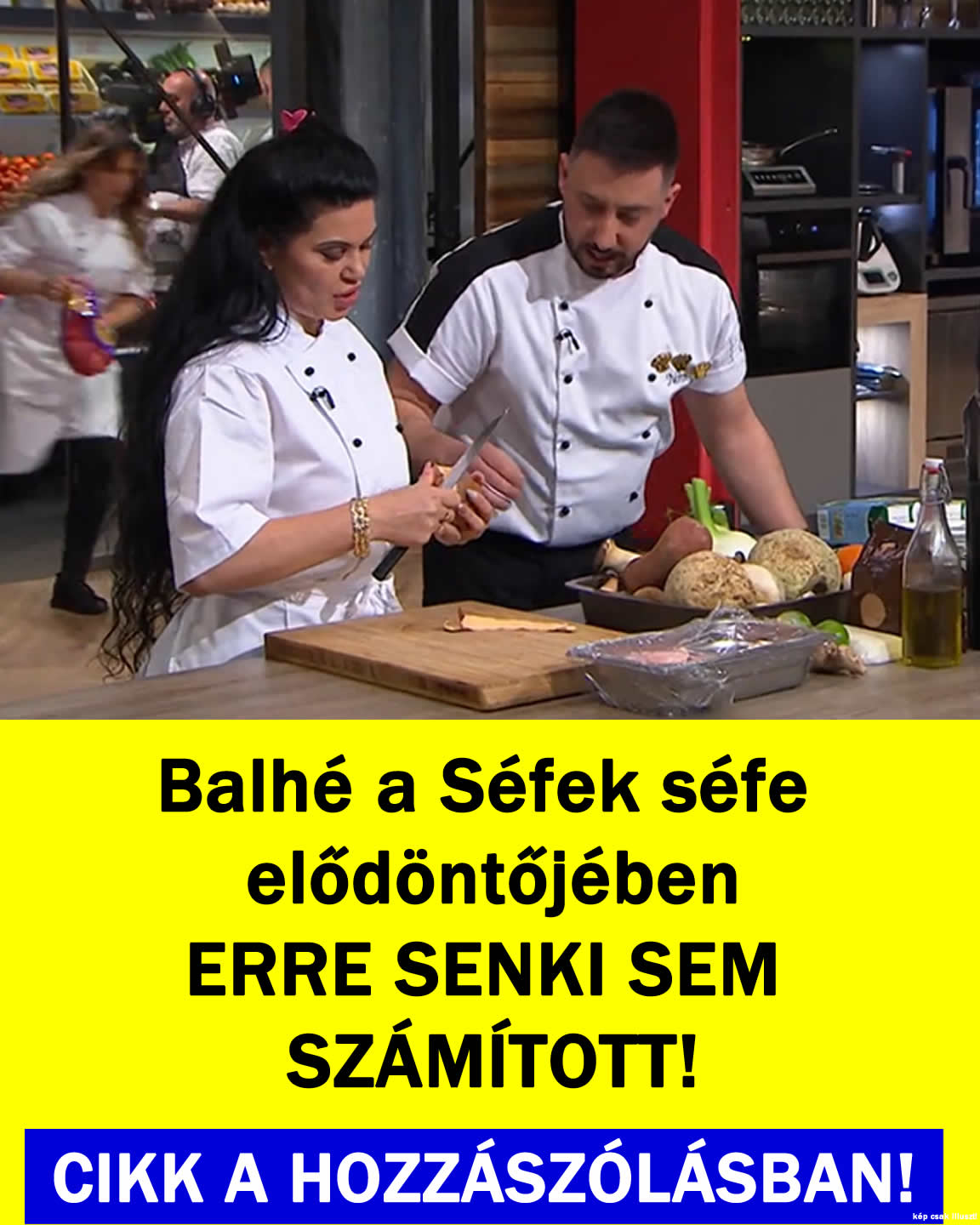 Balhé a Séfek séfe elődöntőjében