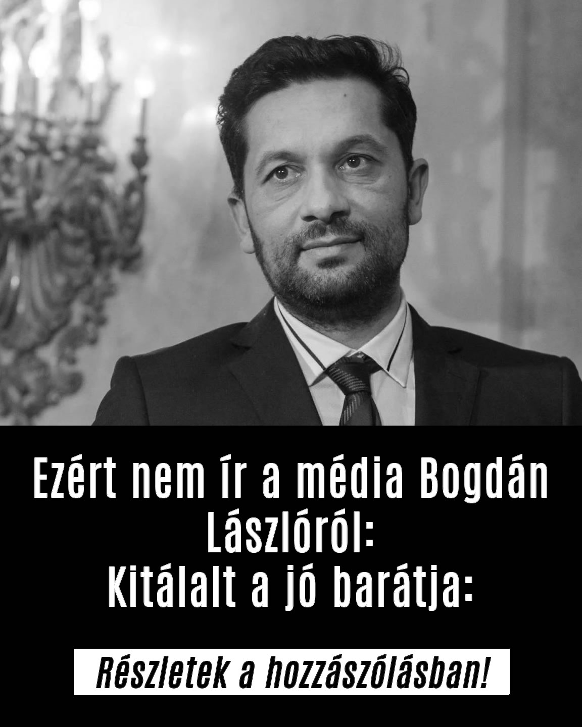 Ezért nem ír a média Bogdán Lászlóról