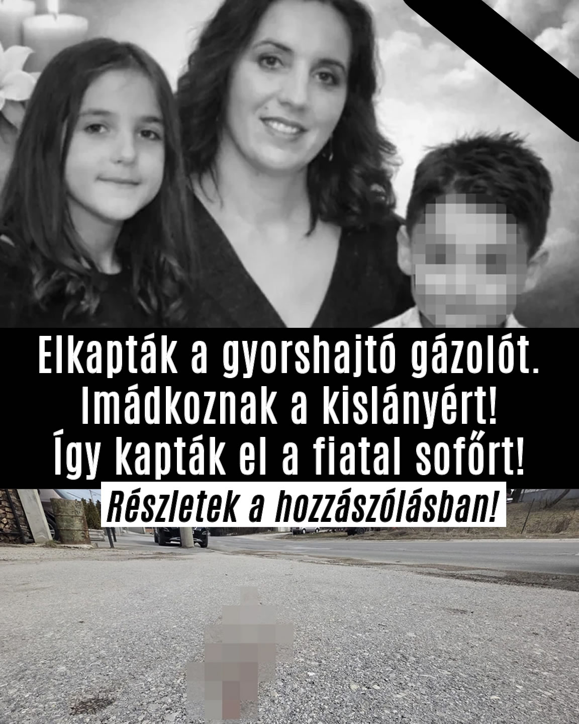 Gyorshajtó gázolt.