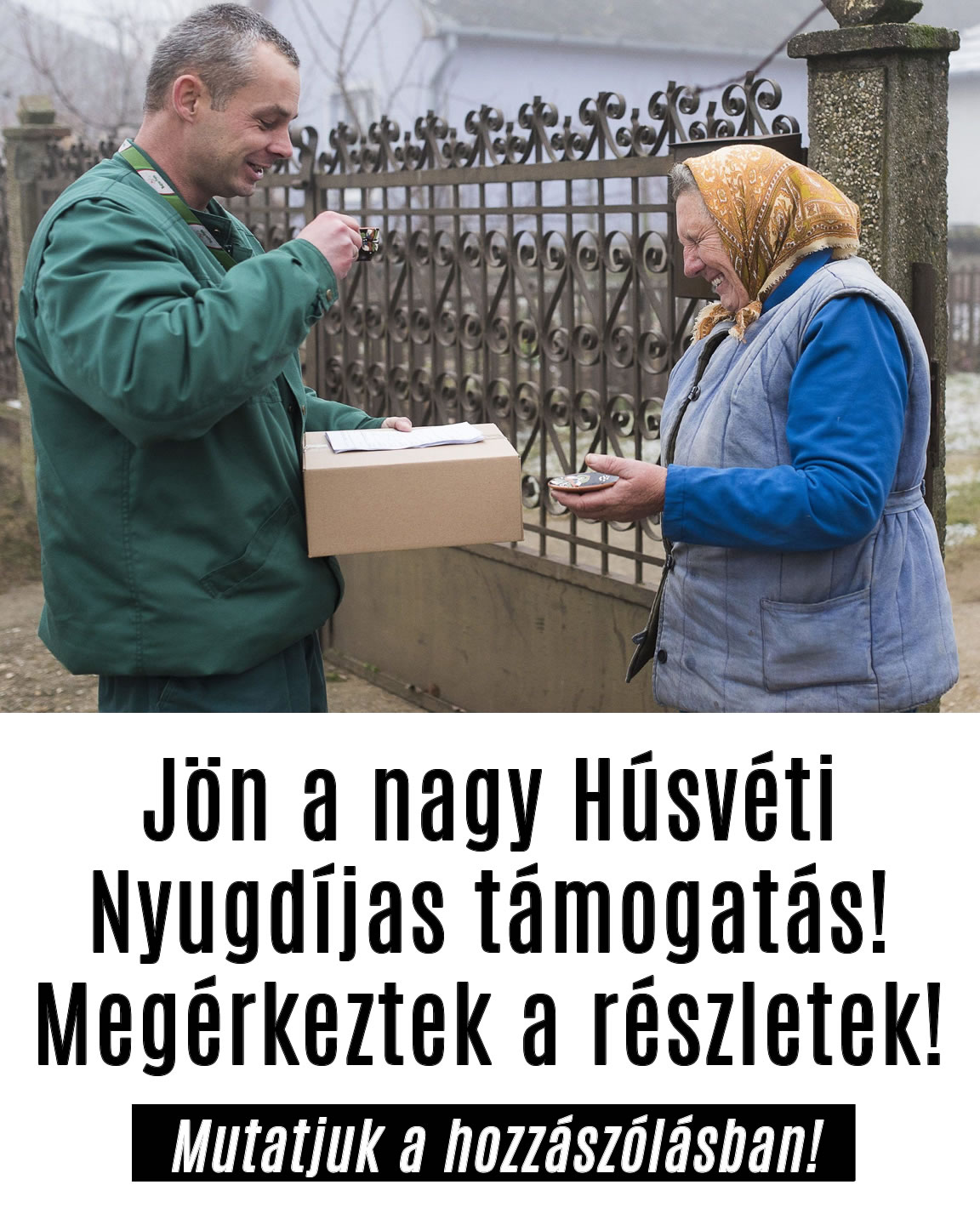 Jön a nagy Húsvéti Nyugdíjas támogatás!