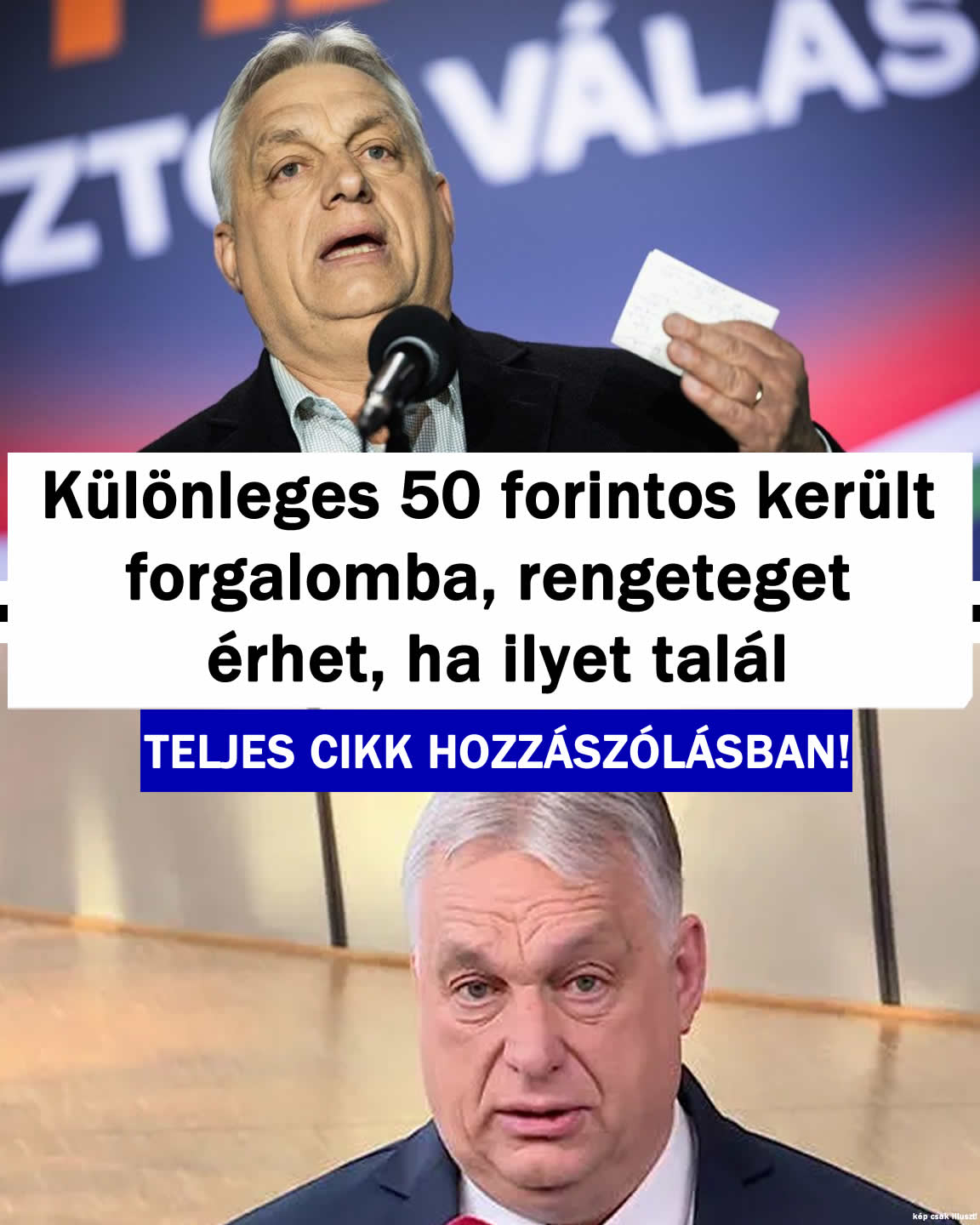 Különleges 50 forintos került forgalomba, sokat érhet, ha ilyet talál