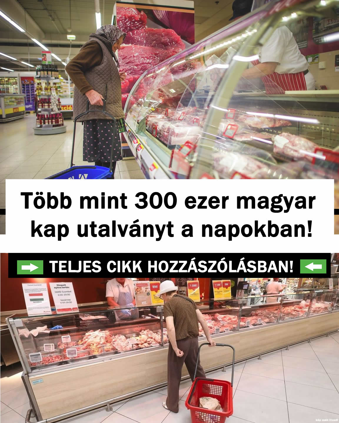 Több mint 300 ezer magyar kap utalványt a napokban!