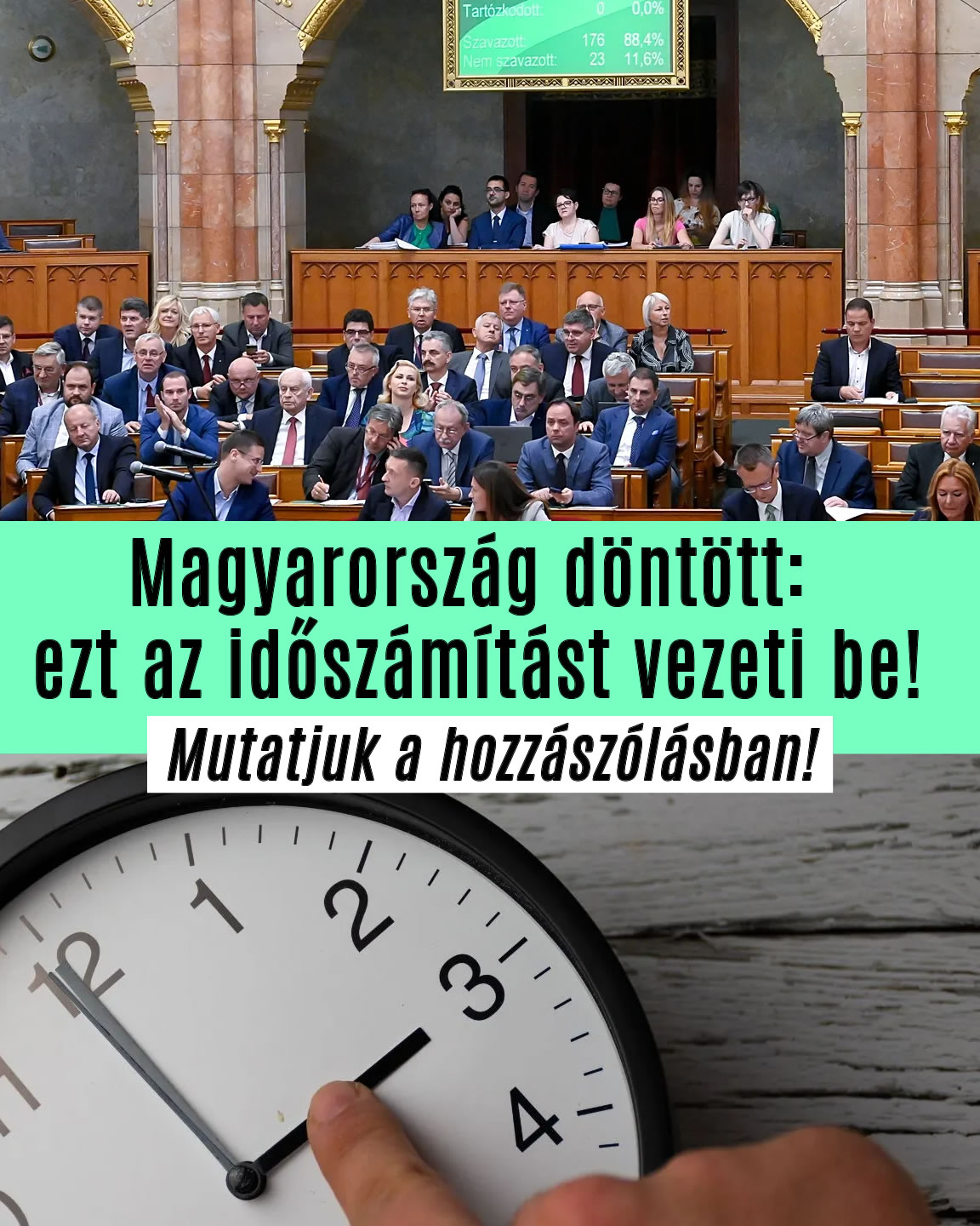 Magyarország ezt az időszámítást vezeti be