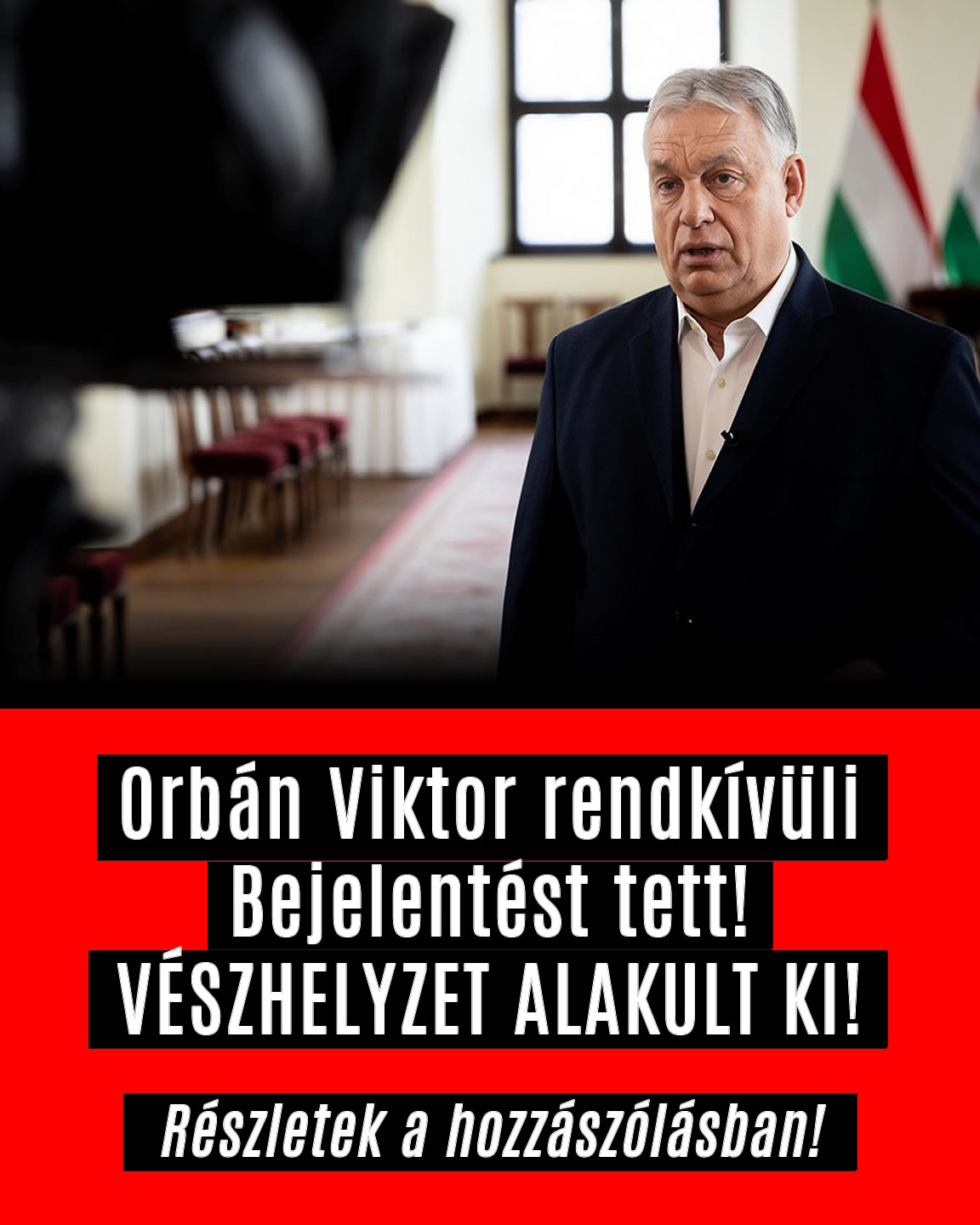 Orbán Viktor rendkívüli bejelentést tett!