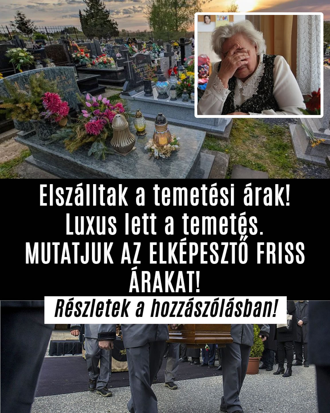 Elszálltak a temetési árak!