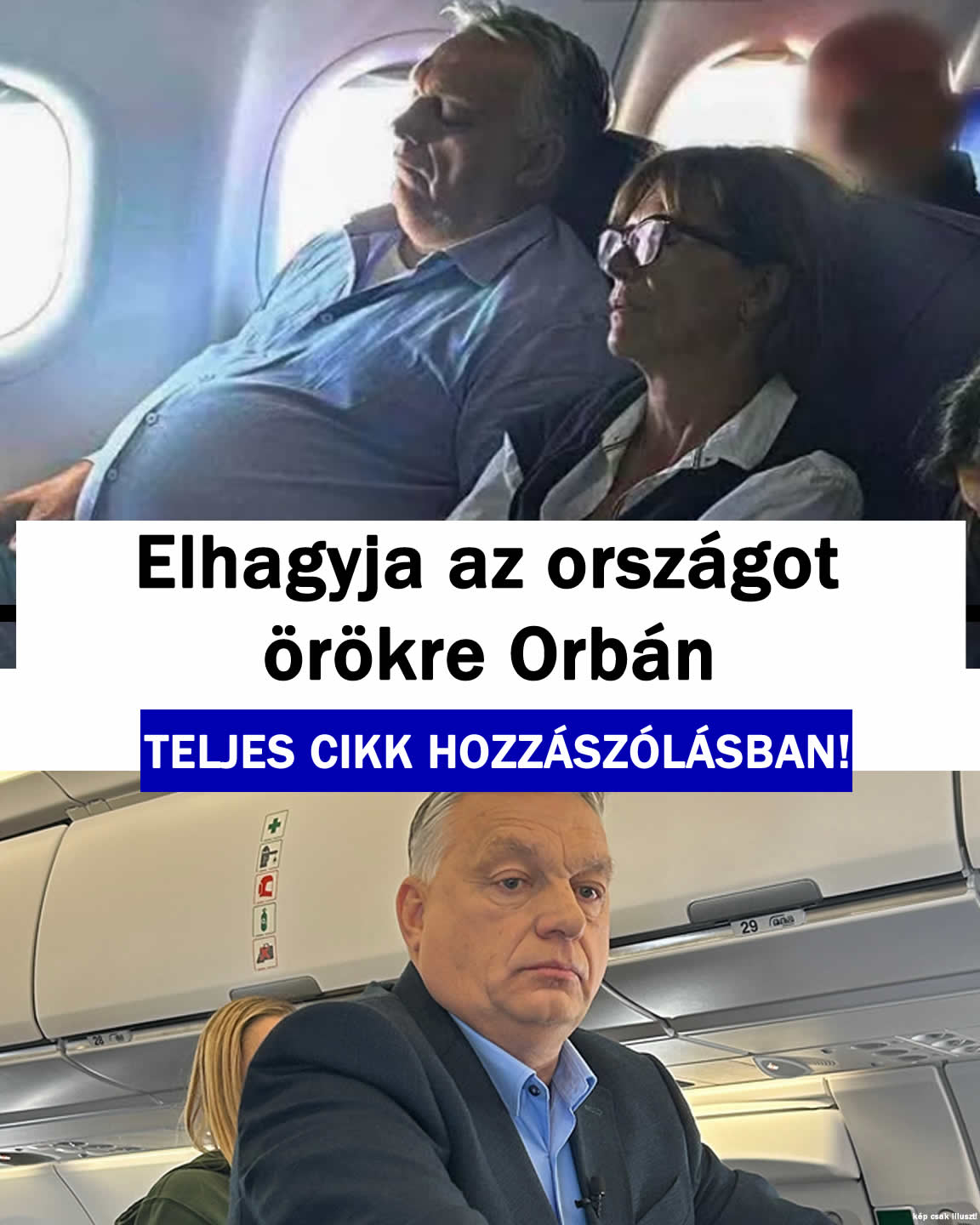 Elhagyja az országot örökre Orbán